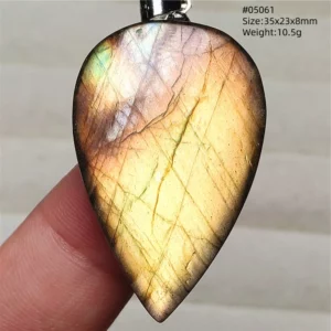 Natural Purple Labradorite Pendant Jewelry Rare Women Men Blue Labradorite Necklace Fashion Stone Jewelry AAAAAA - Image 42