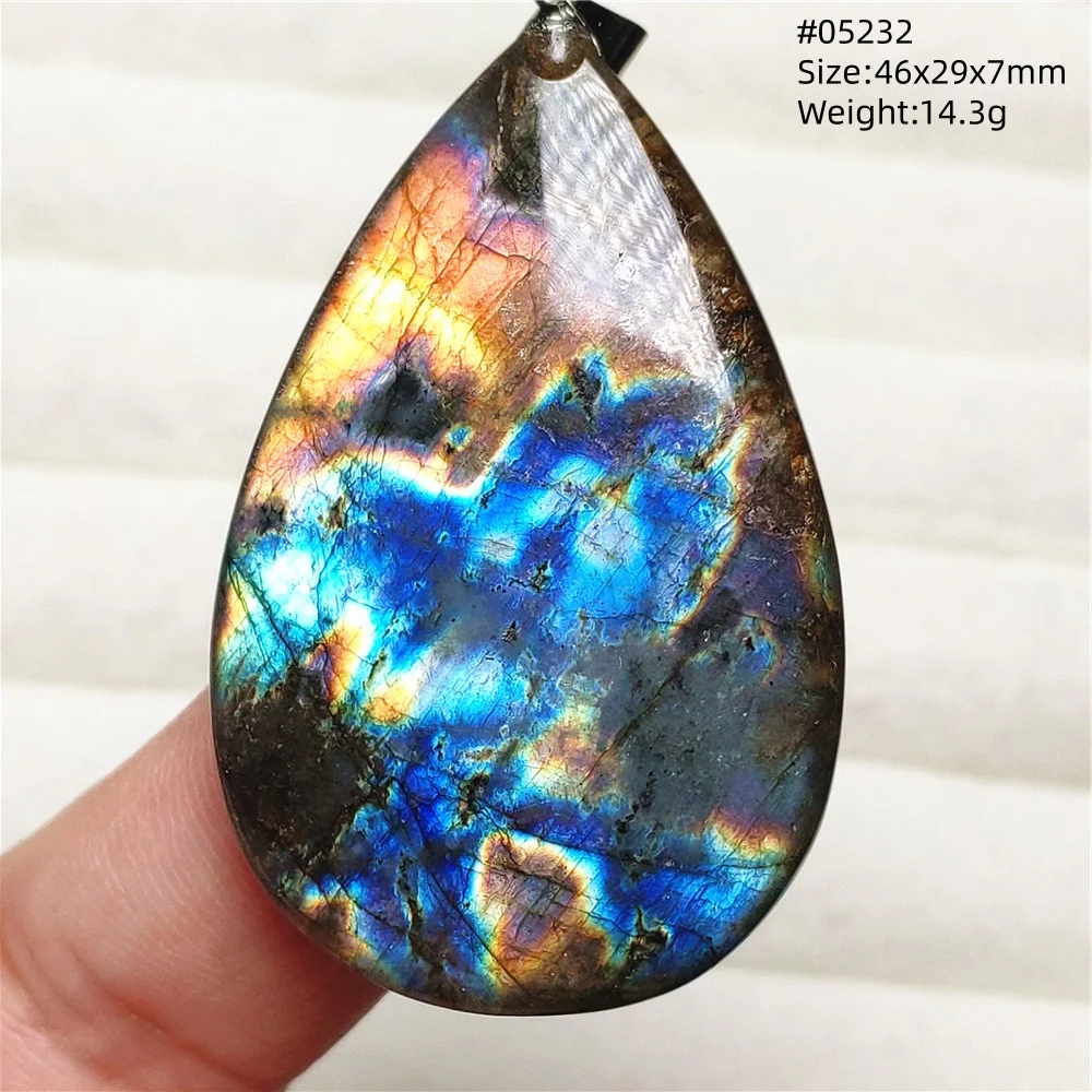 Natural Purple Labradorite Pendant Jewelry Rare Women Men Blue Labradorite Necklace Fashion Stone Jewelry AAAAAA - Image 60