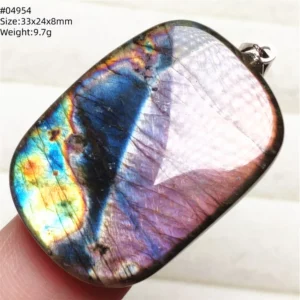 Natural Purple Labradorite Pendant Jewelry Rare Women Men Blue Labradorite Necklace Fashion Stone Jewelry AAAAAA - Image 7