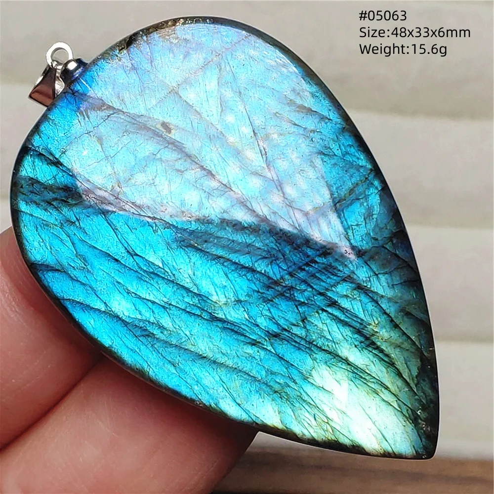 Natural Purple Labradorite Pendant Jewelry Rare Women Men Blue Labradorite Necklace Fashion Stone Jewelry AAAAAA - Image 38