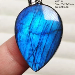 Natural Purple Labradorite Pendant Jewelry Rare Women Men Blue Labradorite Necklace Fashion Stone Jewelry AAAAAA - Image 58