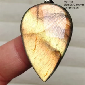 Natural Purple Labradorite Pendant Jewelry Water Drop Gold Flash Blue Labradorite Necklace Bead For Women Men AAAAAA - Image 58