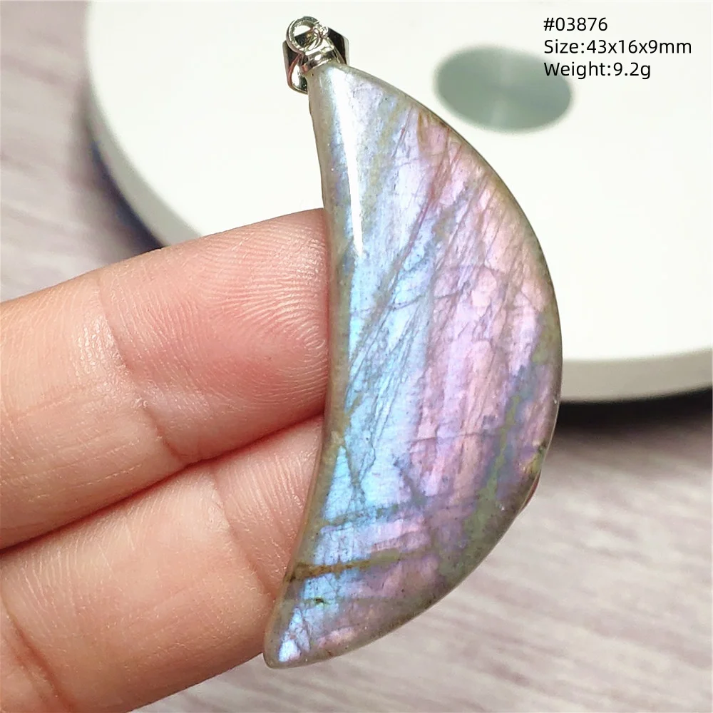 Natural Purple Labradorite Pendant Jewelry Water Drop Gold Flash Blue Labradorite Necklace Bead For Women Men AAAAAA - Image 65