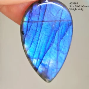 Natural Purple Labradorite Pendant Jewelry Water Drop Gold Flash Blue Labradorite Necklace Bead For Women Men AAAAAA - Image 47