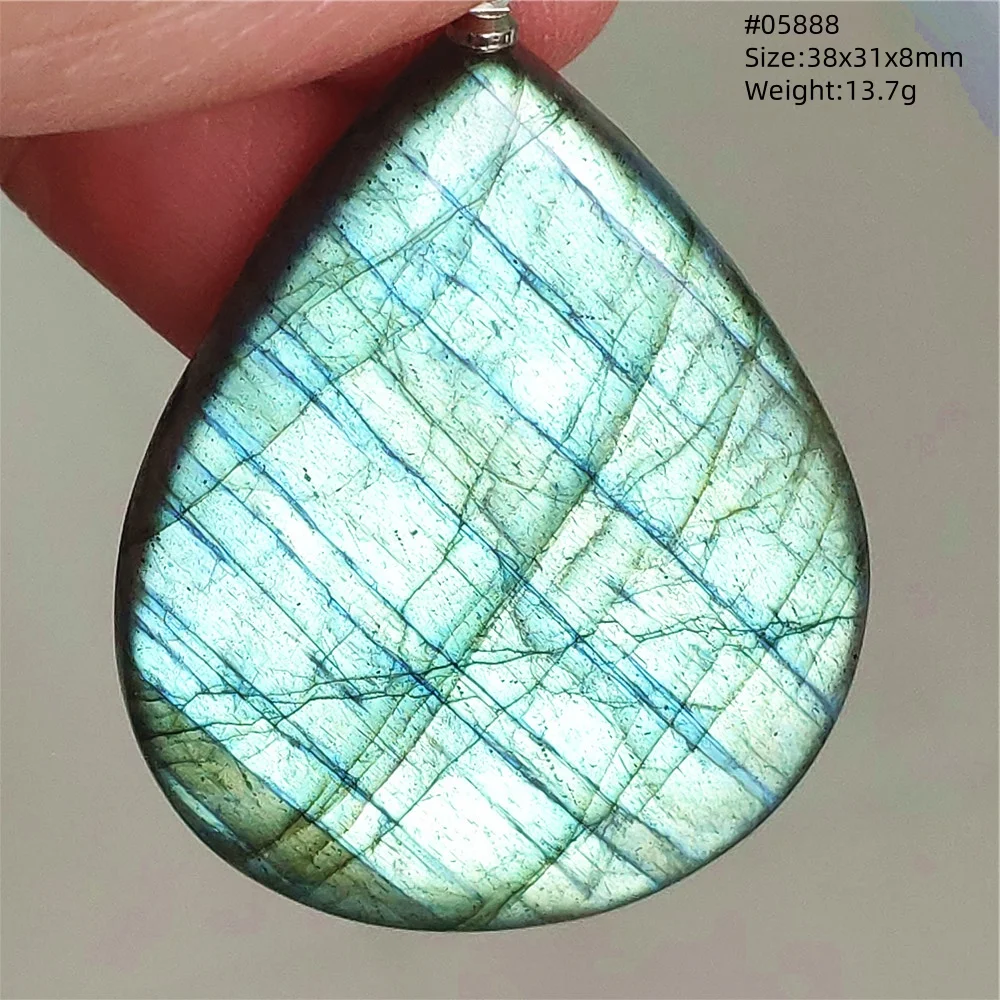 Natural Purple Labradorite Pendant Jewelry Water Drop Gold Flash Blue Labradorite Necklace Bead For Women Men AAAAAA - Image 53