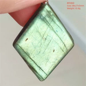 Natural Purple Labradorite Pendant Jewelry Water Drop Gold Flash Blue Labradorite Necklace Bead For Women Men AAAAAA - Image 11