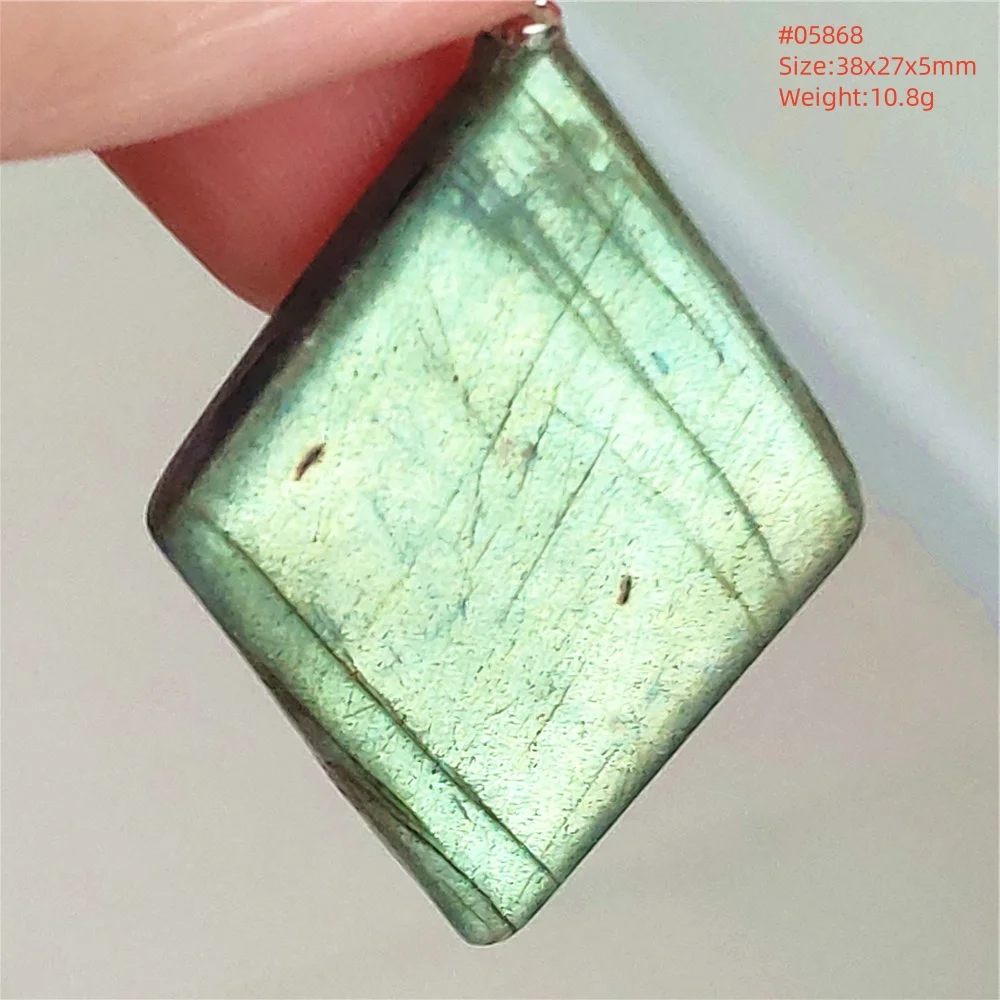 Natural Purple Labradorite Pendant Jewelry Water Drop Gold Flash Blue Labradorite Necklace Bead For Women Men AAAAAA - Image 11