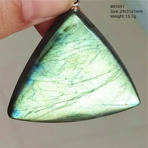 Natural Purple Labradorite Pendant Jewelry Water Drop Gold Flash Blue Labradorite Necklace Bead For Women Men AAAAAA