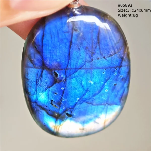 Natural Purple Labradorite Pendant Jewelry Water Drop Gold Flash Blue Labradorite Necklace Bead For Women Men AAAAAA