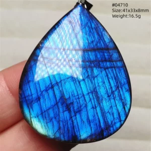 Natural Purple Labradorite Pendant Jewelry Water Drop Gold Flash Blue Labradorite Necklace Bead For Women Men AAAAAA - Image 46