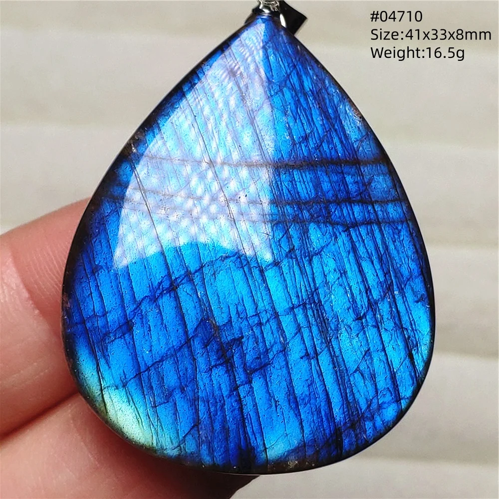 Natural Purple Labradorite Pendant Jewelry Water Drop Gold Flash Blue Labradorite Necklace Bead For Women Men AAAAAA - Image 46