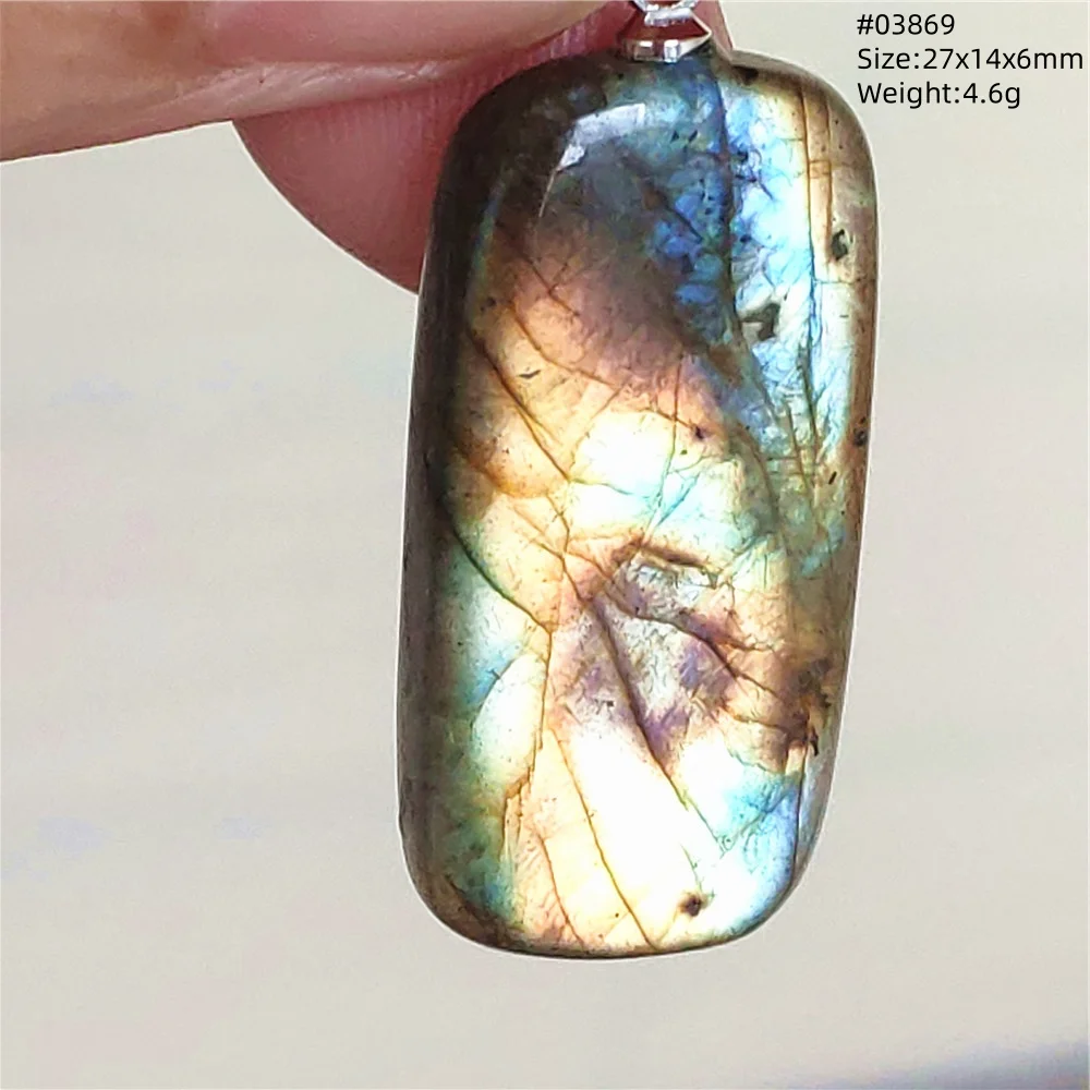 Natural Purple Labradorite Pendant Jewelry Water Drop Gold Flash Blue Labradorite Necklace Bead For Women Men AAAAAA - Image 49