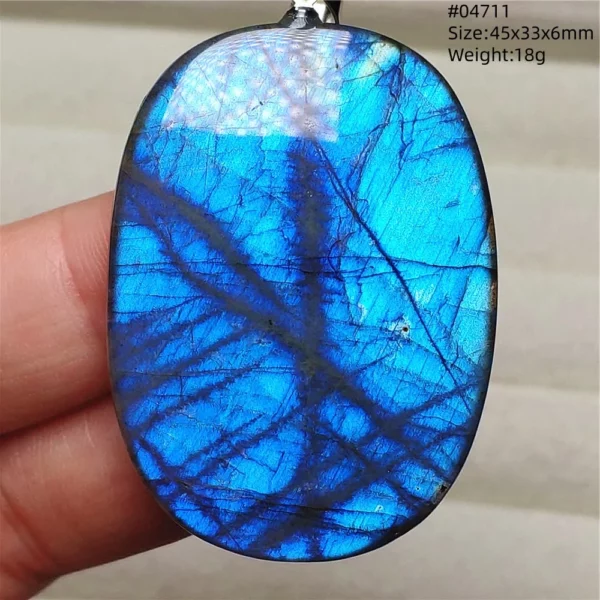 Natural Purple Labradorite Pendant Jewelry Water Drop Gold Flash Blue Labradorite Necklace Bead For Women Men AAAAAA