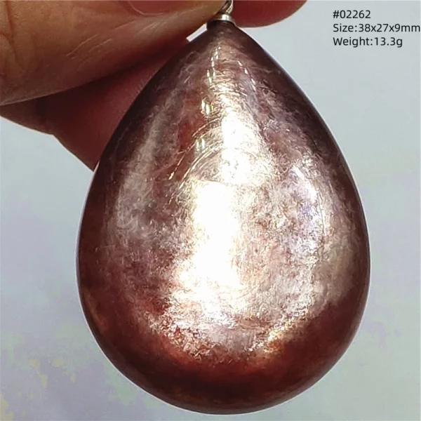 Purple Lepidolite & Red Tourmaline Flash Pendant Necklace