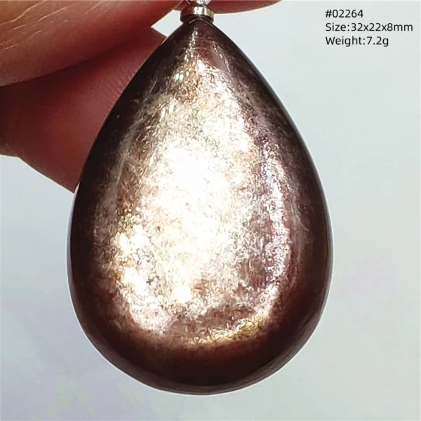 Purple Lepidolite & Red Tourmaline Flash Pendant Necklace