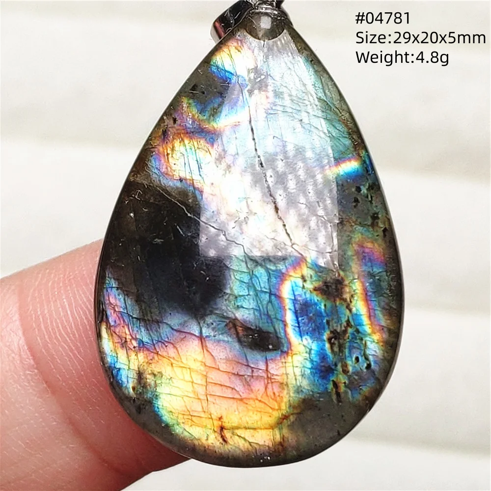 Natural Purple Light Labradorite Pendant Jewelry Pure Flash Purple Labradorite 50x30x7mm Necklace Women Men AAAAAA - Image 29