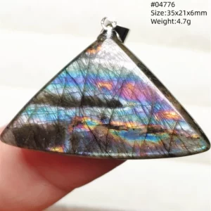 Natural Purple Light Labradorite Pendant Jewelry Pure Flash Purple Labradorite 50x30x7mm Necklace Women Men AAAAAA - Image 48