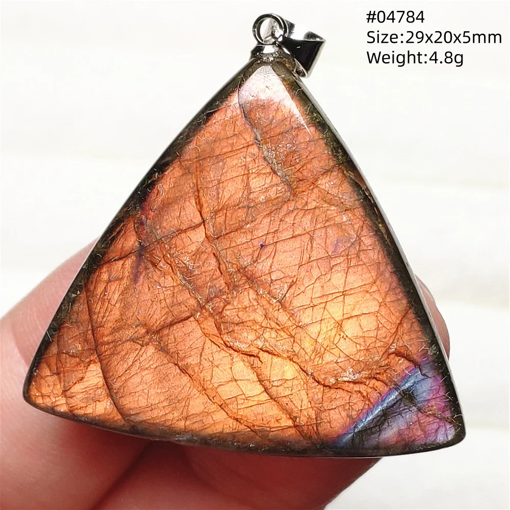 Natural Purple Light Labradorite Pendant Jewelry Pure Flash Purple Labradorite 50x30x7mm Necklace Women Men AAAAAA - Image 37