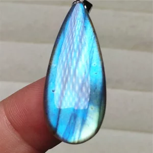 Natural Purple Light Labradorite Pendant Jewelry Pure Flash Purple Labradorite 50x30x7mm Necklace Women Men AAAAAA - Image 45