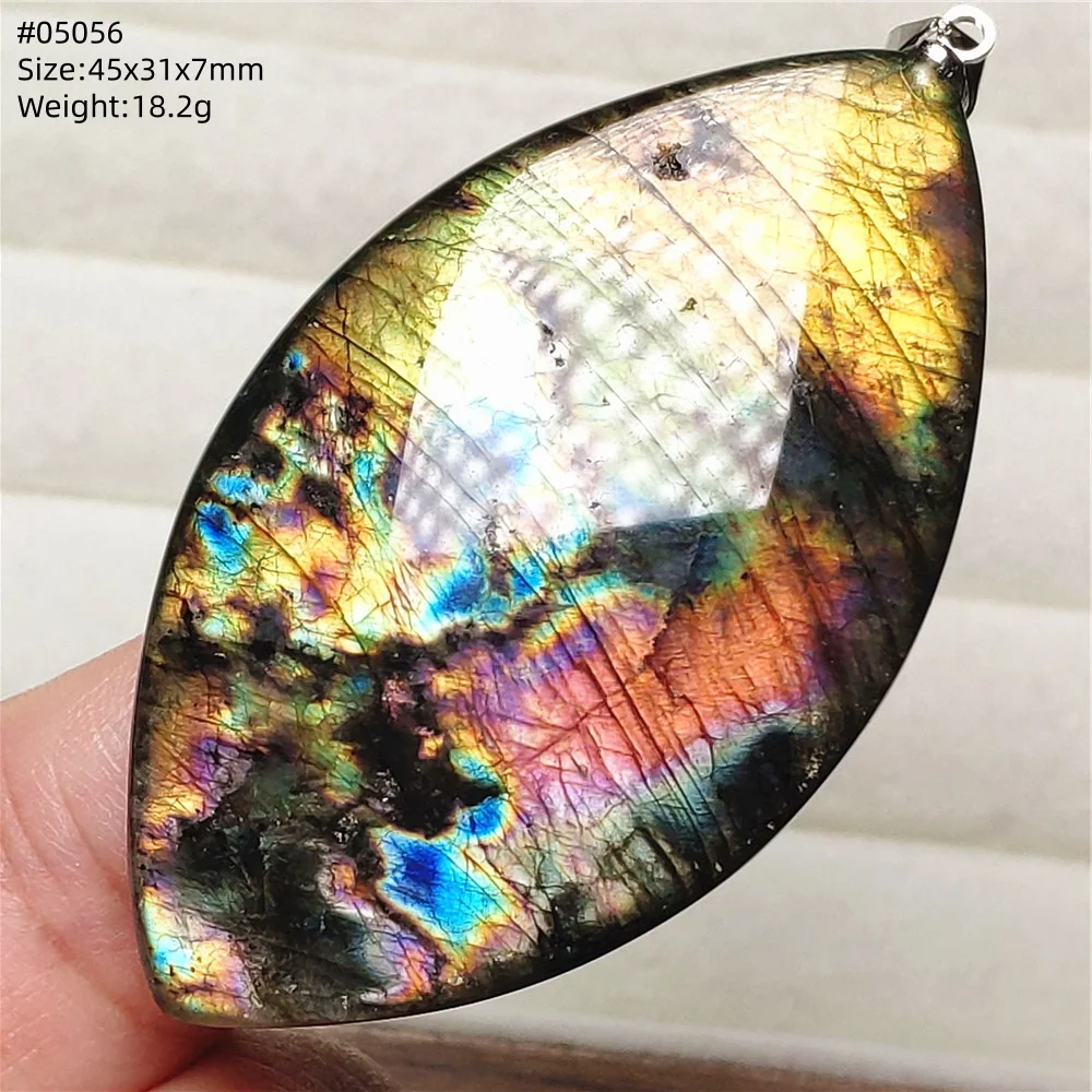 Natural Purple Labradorite Pendant Jewelry Rare Women Men Blue Labradorite Necklace Fashion Stone Jewelry AAAAAA - Image 46