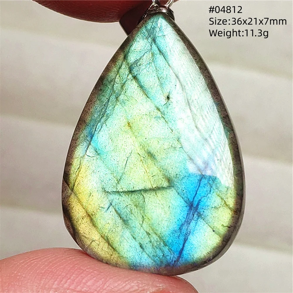 Natural Purple Light Labradorite Pendant Jewelry Pure Flash Purple Labradorite 50x30x7mm Necklace Women Men AAAAAA - Image 49
