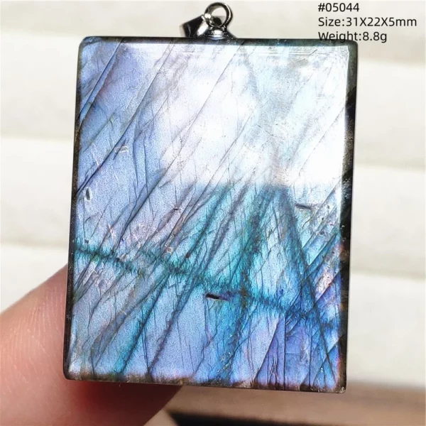 Rare Purple & Blue Labradorite Pendant, Women & Men