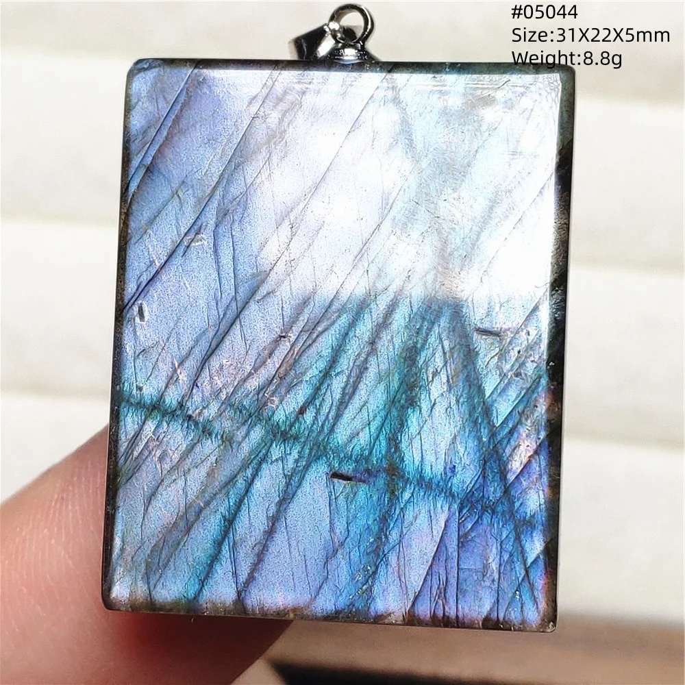 Rare Purple & Blue Labradorite Pendant, Women & Men - Image 16