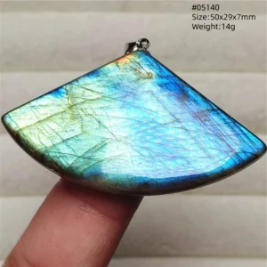 Natural Purple Light Labradorite Pendant Jewelry Pure Flash Purple Labradorite 50x30x7mm Necklace Women Men AAAAAA - Image 36