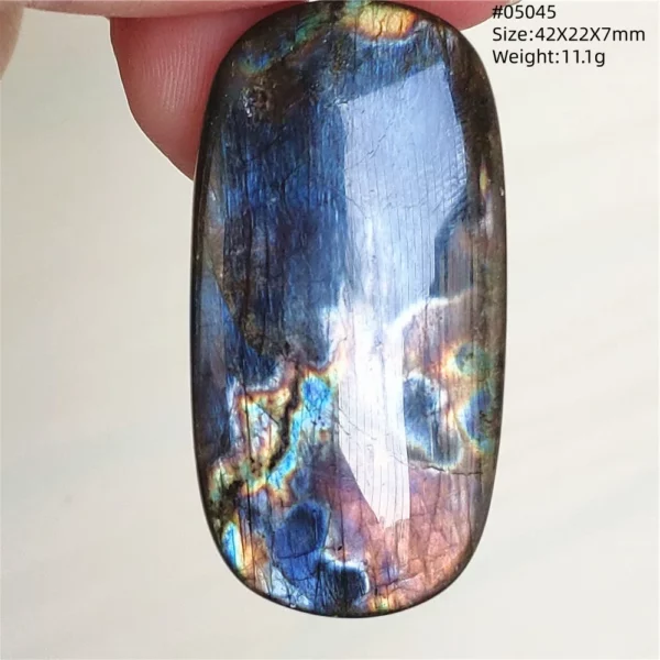 Rare Purple & Blue Labradorite Pendant, Women & Men