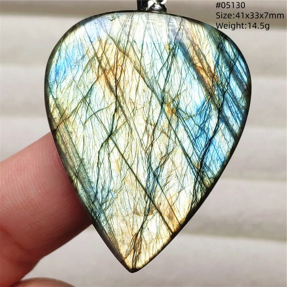 Natural Purple Light Labradorite Pendant Jewelry Pure Flash Purple Labradorite 50x30x7mm Necklace Women Men AAAAAA - Image 52