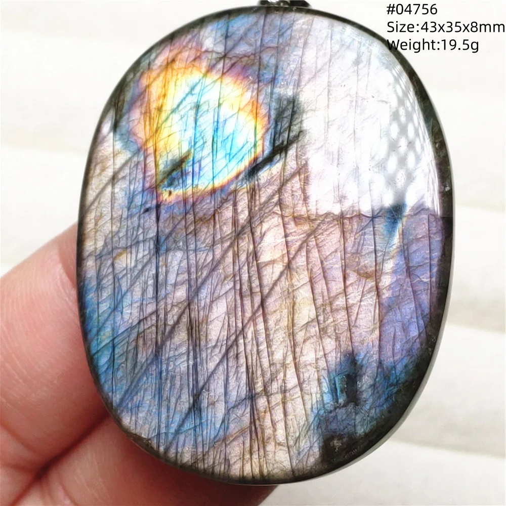 Natural Purple Light Labradorite Pendant Jewelry Pure Flash Purple Labradorite 50x30x7mm Necklace Women Men AAAAAA - Image 22