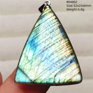 Natural Purple Light Labradorite Pendant Jewelry Pure Flash Purple Labradorite 50x30x7mm Necklace Women Men AAAAAA - Image 68