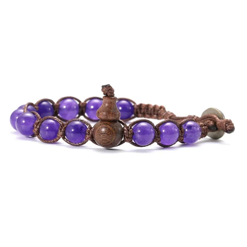 Natural Stone Beads Tibetan Buddhist Bracelet for Men Ruyi Gourd Meditation Mantra Bracelet for Men Yoga Jewelry for Women - Image 8