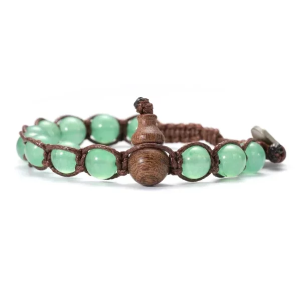 Natural Stone Beads Tibetan Buddhist Bracelet for Men Ruyi Gourd Meditation Mantra Bracelet for Men Yoga Jewelry for Women