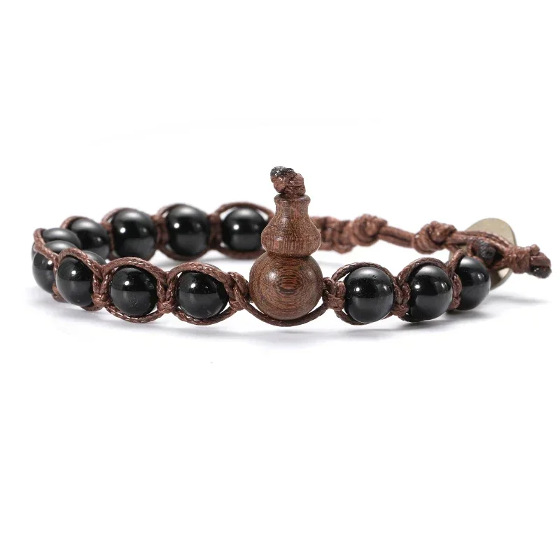 Natural Stone Beads Tibetan Buddhist Bracelet for Men Ruyi Gourd Meditation Mantra Bracelet for Men Yoga Jewelry for Women - Image 10