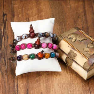 Natural Stone Hand-Woven Bracelet Ladies Men Lucky Charms Adjustable Yoga Bracelet Friendship Jewelry Gift Braccialetto Tibetano - Image 3