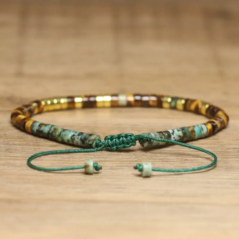 Natural Stone Adjustable Beaded Bracelet for Women - Image 5
