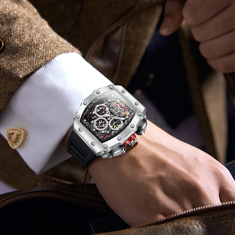 ONOLA Luxury Automatic Men's Watch, Timeless Style - Image 5