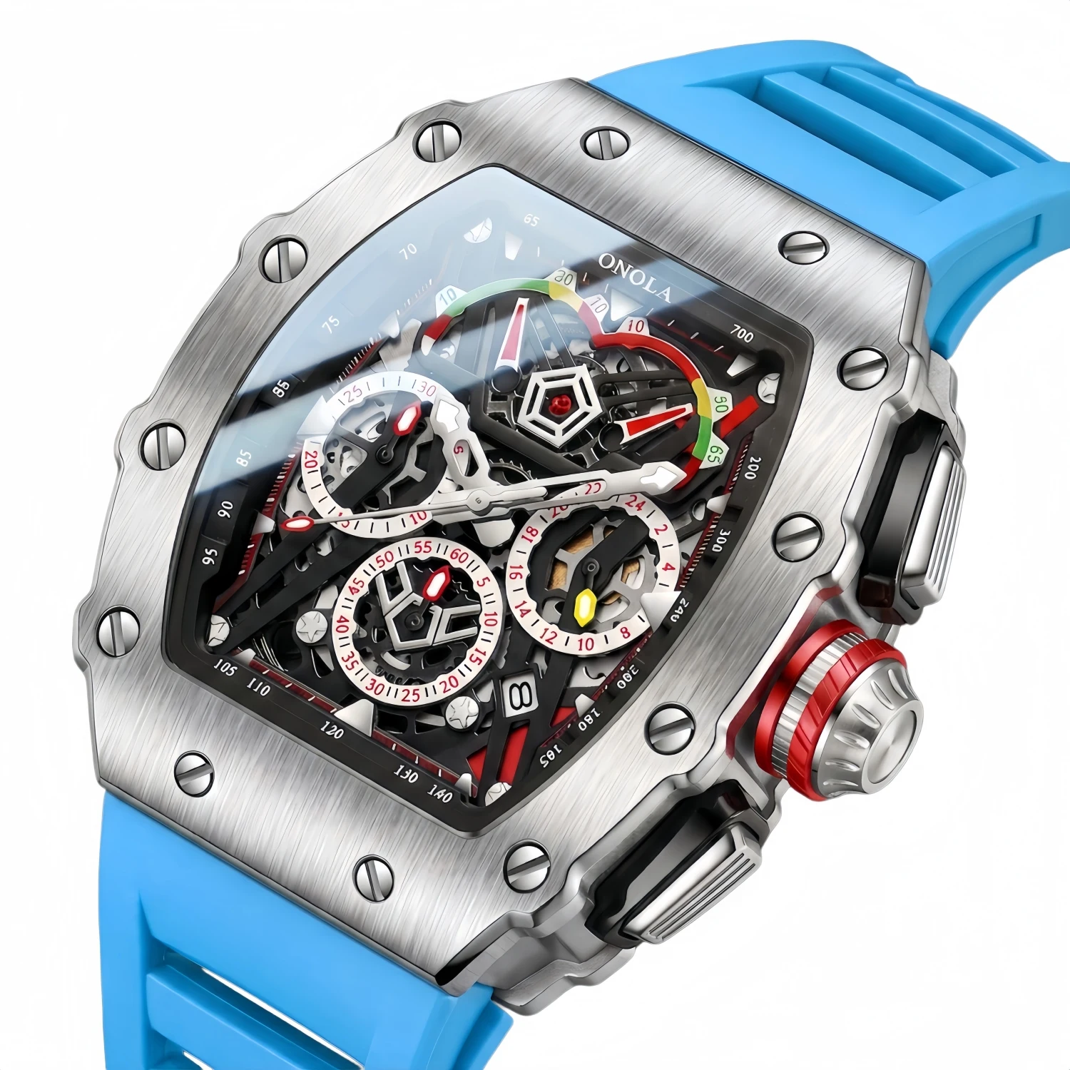 ONOLA 2021 Luxury Chronograph Quartz Sports Watch - Image 3