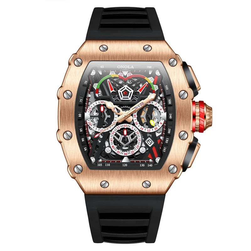 ONOLA 2021 Luxury Chronograph Quartz Sports Watch - Image 12