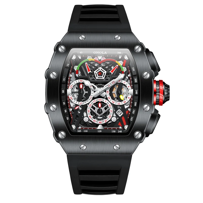 ONOLA 2021 Luxury Chronograph Quartz Sports Watch - Image 9