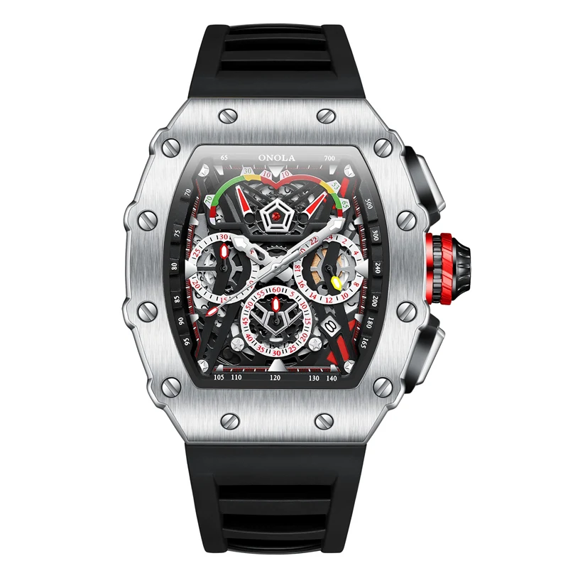 ONOLA 2021 Luxury Chronograph Quartz Sports Watch - Image 8