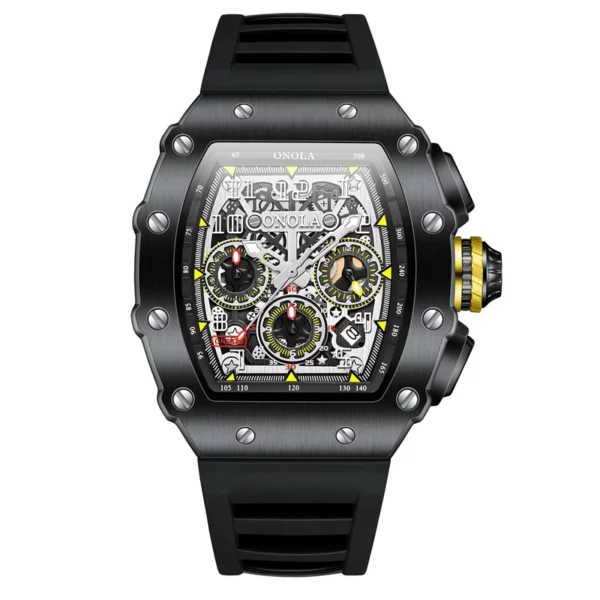 ONOLA Men's Luxury Multifunction Sports Quartz Watch