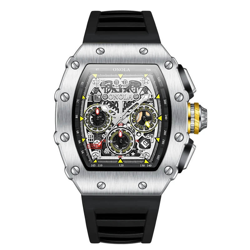 ONOLA Men's Luxury Multifunction Sports Quartz Watch - Image 10