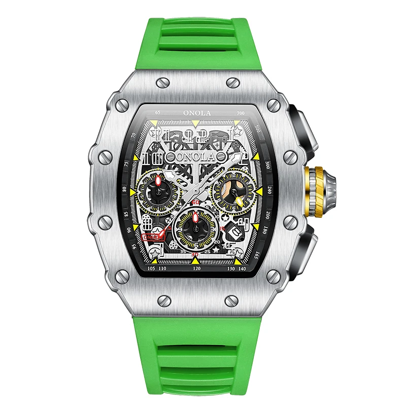 ONOLA Men's Luxury Multifunction Sports Quartz Watch - Image 7