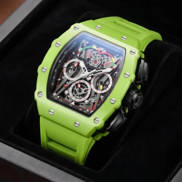 ONOLA Men's Sport Quartz Watch, Silicone Strap