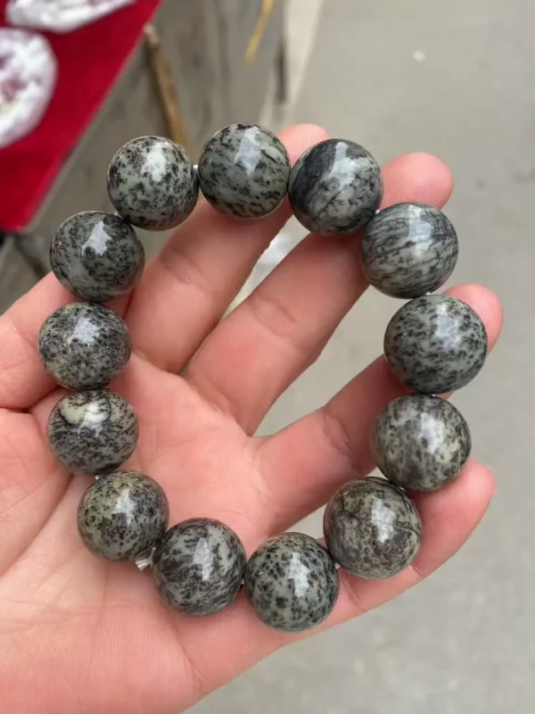 Rare Natural Hotan Jade bracelet exquisite jade bead chain bracelet Men and Women Fine Jewelry Accessories With certification
