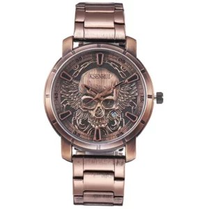 Retro Skull Watch for Men Luxury Steel Leather Strap Fashion Quartz Wristwatches Male Clock Gift Relogio Masculino Drop Shipping - Image 20