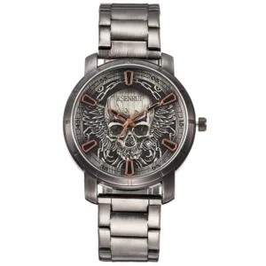 Retro Skull Watch for Men Luxury Steel Leather Strap Fashion Quartz Wristwatches Male Clock Gift Relogio Masculino Drop Shipping - Image 21