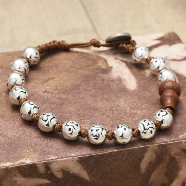 Tibetan healing meditation auspicious peace Xizang bracelet gourd bracelet men's bracelet bracciale tibetano originale